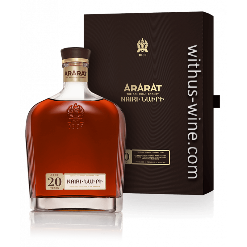 ARARAT NAIRI Brandy 20 ans 700ml, alc 40%