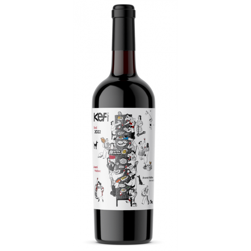 KEF by Karas red wine 750 ml