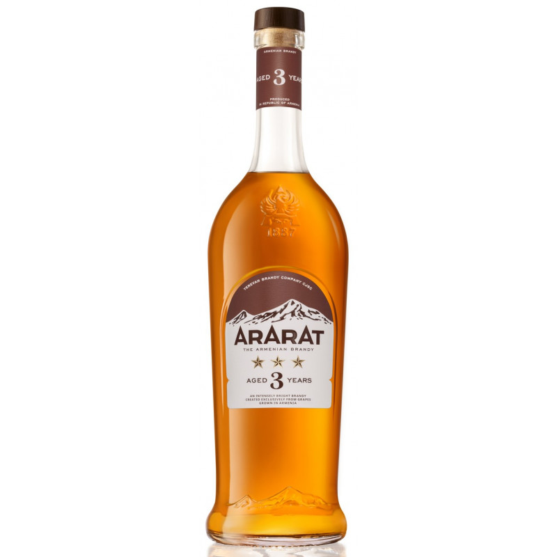 ARARAT Brandy 3 ans 700 ml, 40% alc.